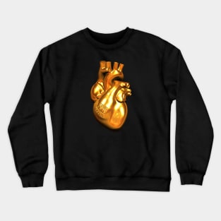 Golden Heart Crewneck Sweatshirt